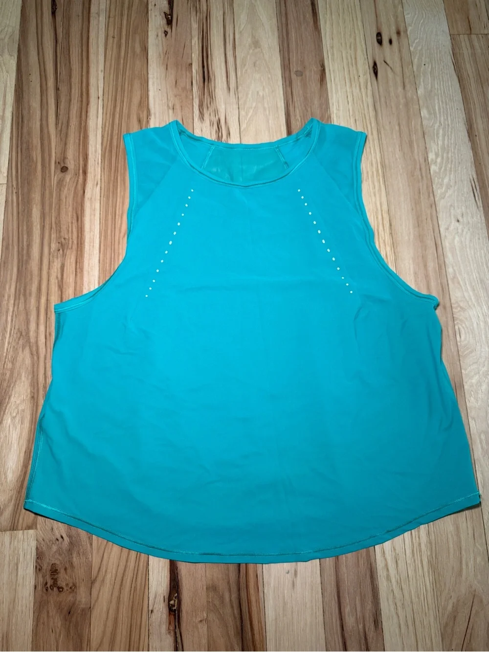 Lululemon Sculpt Cropped Tank Top Maldives Green